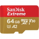 SanDisk Extreme 64 GB MicroSDXC UHS-I Class 10
