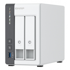 QNAP TS-216G võrkupääsu- ja varundusserver NAS Tower Cortex-A Cortex-A55 4 GB HDD Valge