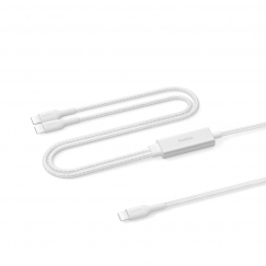 Belkin CAC004hq1.5MWH USB-kaapeli USB 2.0 1,5 m USB C 2 x USB C Valkoinen