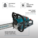 Könner & Söhnen KS CS31G-18 grandininis pjūklas 2300 W 3000 RPM Juoda, Mėlyna, Pilka, Raudona