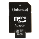 Intenso 3433470 mälukaart 16 GB MicroSDHC UHS-I Klass 10 Intenso 3433470 mälukaart 16 GB MicroSDHC UHS-I Klass 10