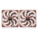 Noctua NF-A14X25 G2 PWM SX2-PP Datora dzesēšanas sistēma Datora korpusam Ventilators 14 cm Bēšs 2 pc