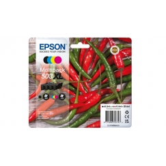 Epson 503XL tintes kārtridžs 4 pcs Oriģināls Augsta (XL) produktivitāte Melns, Tirkīzzils, Fuksīns, Dzeltens