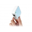 TP-Link TL-WR802N langaton reititin Nopea Ethernet Yksi kaista (2,4 GHz) Sininen, Valkoinen