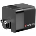 Verbatim GaN Charger 65W Universaali Musta AC Pikalataus Sisätila