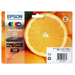 Epson Oranges C13T33374011 tindikassett 1 tk Originaal Standard Yield Must, Fotomust, Tsüaan, Magent