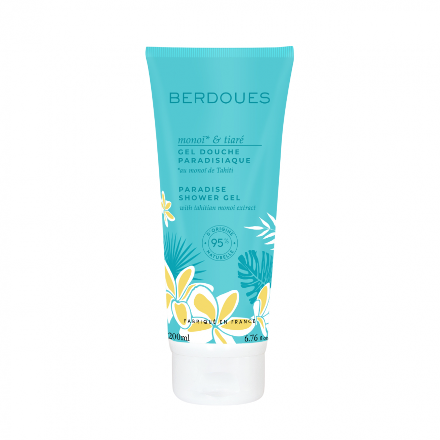 Parfums Berdoues, Monoi & Tiare, Hydrating, Shower Gel, For All