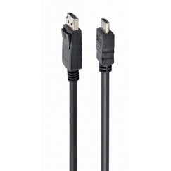 Gembird DisplayPort - HDMI, 1m HDMI Type A (Standard) Black