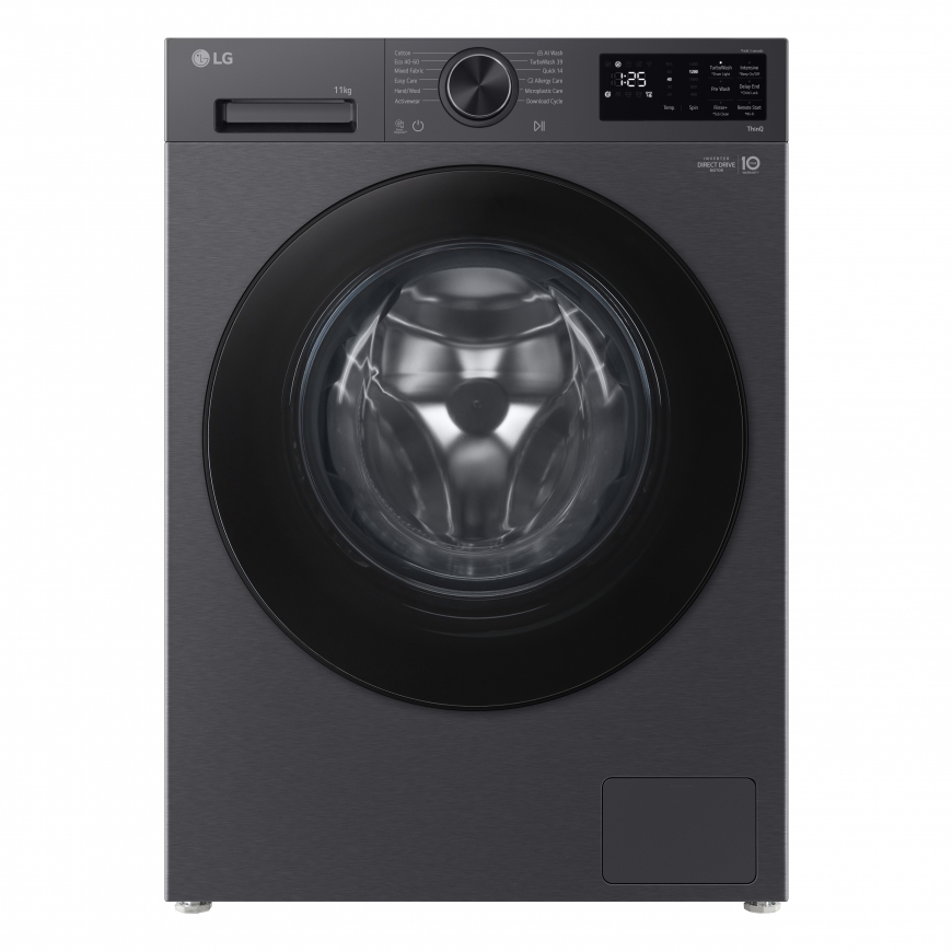 LG F4X5011TBB , A, Front loading, Washing