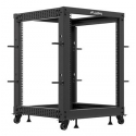 Lanberg OR01-6115-B püstik 15U Eraldiseisev serverikapp Must