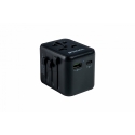 Verbatim 49544 elektripistiku adapter Universaalne Must Verbatim 49544 elektripistiku adapter Universaalne Must