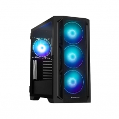 Chieftec PC- Gehäuse GA-01B-L-OP APEX LUMO Midi Tower Musta