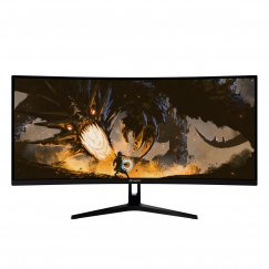 Arozzi Nova 34″ Curved монитор для ПК 86,4 cm (34") 3440 x 1440 пикселей 4K Ultra HD LED Черный
