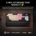 Corsair CH-91E921E-NA näppäimistö Pelaaminen USB QWERTY Englanti (US) Musta, Valkoinen Corsair CH-91E921E-NA näppäimistö Pelaaminen USB QWERTY Englanti (US) Musta, Valkoinen