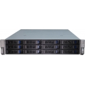 Inter-Tech IPC 2U-2412 Plaukts Melns, Sudrabs