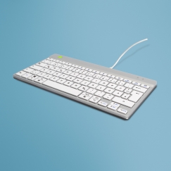 R-Go Tools RGOCODEWDWH klaviatuur Kontor USB QWERTZ Saksa keel Valge