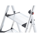 Hailo LivingStep Comfort Plus Astmetega redel Alumiinium, Must