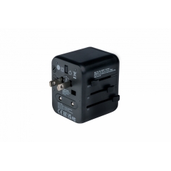 Verbatim 49543 elektriskās kontaktdakšas adapters Universāls Melns