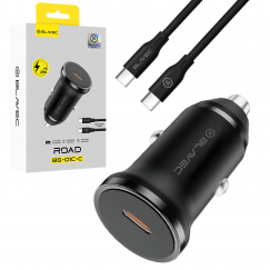 Blavec Car charger BS-01C-C Road - Type C - PD 20W with Type C t