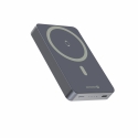 Swissten FUSION Power Bank Universal External Battery MagSafe / Apple Watch / 10000 mAh Silver Swissten FUSION Power Bank Universal External Battery MagSafe / Apple Watch / 10000 mAh Silver