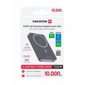 Swissten FUSION Power Bank Universal External Battery MagSafe / Apple Watch / 10000 mAh Silver Swissten FUSION Power Bank Universal External Battery MagSafe / Apple Watch / 10000 mAh Silver