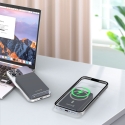 Swissten FUSION Power Bank Universal External Battery MagSafe / Apple Watch / 10000 mAh Silver Swissten FUSION Power Bank Universal External Battery MagSafe / Apple Watch / 10000 mAh Silver