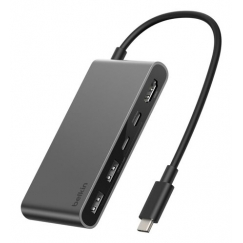 Belkin Connect USB Veids-C 5000 Mbit/s Melns
