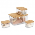 Zeller Present 15208 storage box Rectangular Acrylonitrile butadiene styrene (ABS), Bamboo Transpare Zeller Present 15208 storage box Rectangular Acrylonitrile butadiene styrene (ABS), Bamboo Transpare