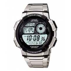 Casio AE-1000WD-1AVDF rokas pulkstenis Rokaspulkstenis Kvarcs Melns, Nerūsējošs tērauds