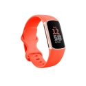 Fitbit Charge 6 AMOLED Aktivitāšu sensora aproce Koraļļkrāsas, Zelts Fitbit Charge 6 AMOLED Aktivitāšu sensora aproce Koraļļkrāsas, Zelts
