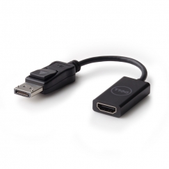 DELL DANAUBC087 video kabeļu aksesuārs 0,2 m DisplayPort HDMI Melns