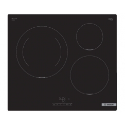 Bosch Serie 4 PUJ611BB5E viryklė Juoda Įmontuoti 60 cm Indukcinė viryklė, padalyta į sritis 3 zone(s