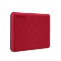 Toshiba Canvio Advance ulkoinen kovalevy 1 TB 2.5" USB A-tyyppi 2.0/3.2 Gen 1 (3.1 Gen 1) Punainen