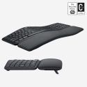 Logitech ERGO K860 klaviatuur Kontor RF juhtmeta ühendus + Bluetooth QWERTY US rahvusvaheline Grafii Logitech ERGO K860 klaviatuur Kontor RF juhtmeta ühendus + Bluetooth QWERTY US rahvusvaheline Grafii
