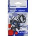Defender Basic-616 Ausinės Vielinis Įkišamos į ausį Juoda, Mėlyna Defender Basic-616 Ausinės Vielinis Įkišamos į ausį Juoda, Mėlyna