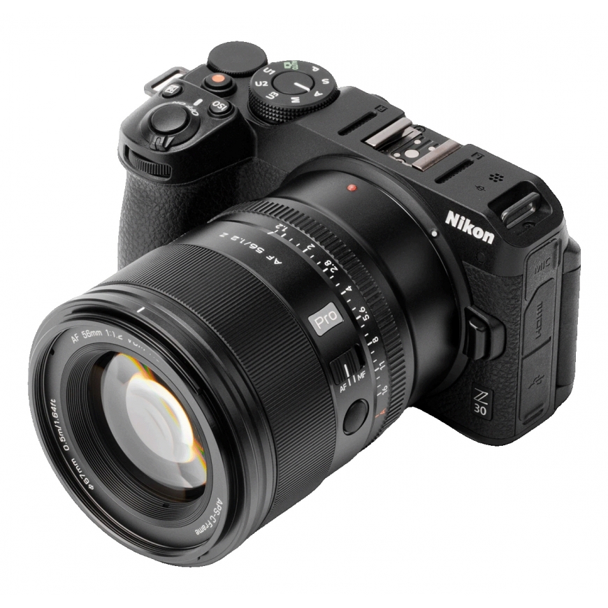 VILTROX AF 56mm F1.2 Pro Z MILC Fiksēta fokusa lēcas Melns – 2