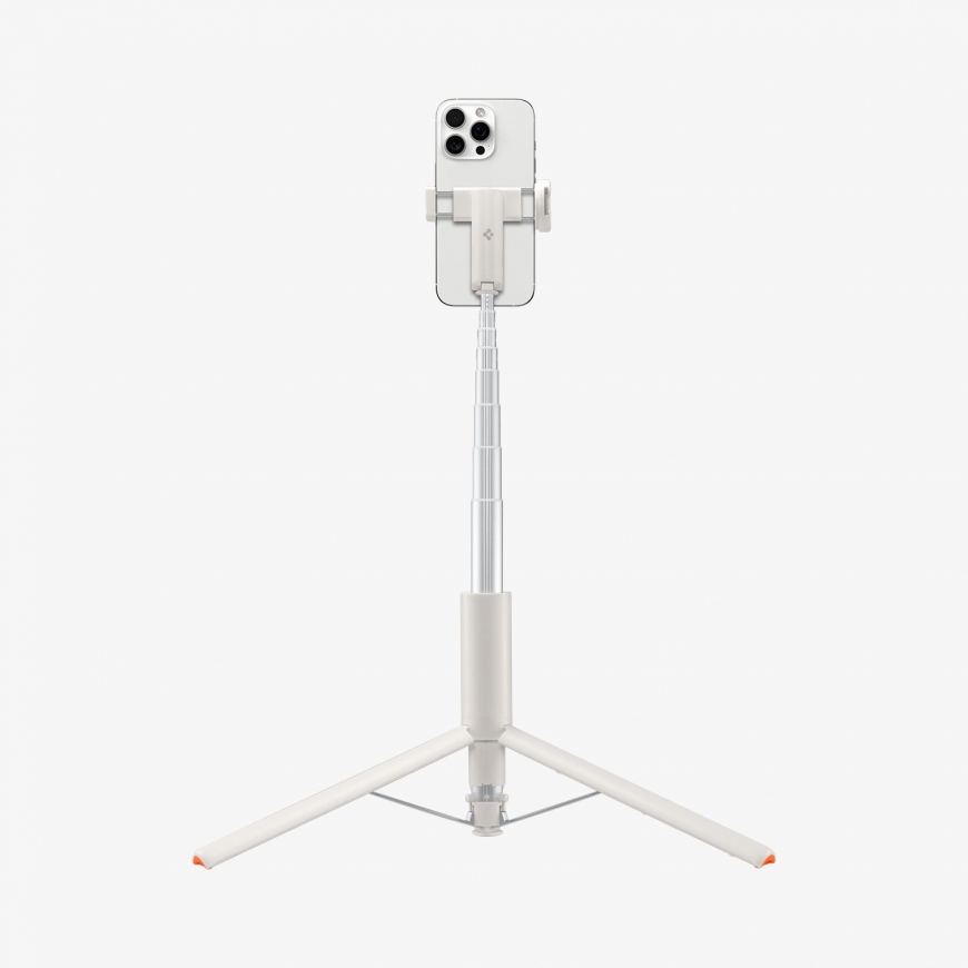 Spigen Tripod Selfie Stick | S541W selfiekeppi Älypuhelin Beige – 5