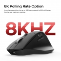 Keychron M6 kompiuterio pelė Universalus Dešinės rankos RF Wireless + Bluetooth + USB Type-C Optinis Keychron M6 kompiuterio pelė Universalus Dešinės rankos RF Wireless + Bluetooth + USB Type-C Optinis