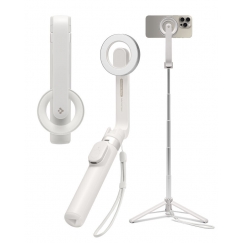 Spigen Universal Lifestyle and Travel Selfie Stick Tripod (MagFit) S571W Dune Beige