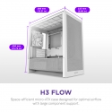 NZXT H9 H3 Flow Midi Tower White NZXT H9 H3 Flow Midi Tower White