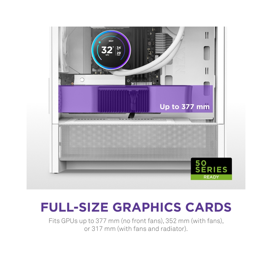 NZXT H9 H3 Flow Midi Tower Valkoinen – 4