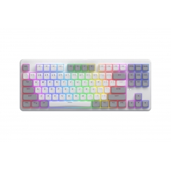 HATOR Rockfall 3 TKL Wireless клавиатура Универсальная USB + RF Wireless + Bluetooth QWERTY Английский Белый