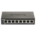 D-Link DGS-1100-08V2 Hallittu L2 Gigabit Ethernet (10/100/1000) Musta
