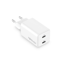 Forever TC-08-45CC GaN PD charger 2x USB-C 45W white Forever TC-08-45CC GaN PD charger 2x USB-C 45W white