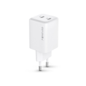 Forever TC-08-45CC GaN PD charger 2x USB-C 45W white Forever TC-08-45CC GaN PD charger 2x USB-C 45W white