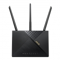 ASUS 4G-AX56 bezvadu rūteris Tīkls Gigabit Ethernet Divkāršā frekvenču josla (2.4 GHz / 5 GHz) Melns