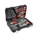 Yato YT-38901 mehānisku instrumentu komplekts 122 instrumenti Yato YT-38901 mehānisku instrumentu komplekts 122 instrumenti