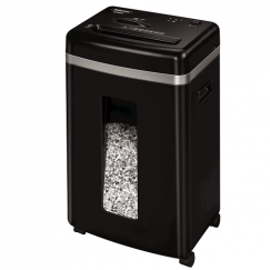 Fellowes Powershred 450M dokumentų naikiklis Smulkinimas itin mažais gabalėliais Juoda