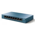 TP-Link LS108G tinklo komutatorius Ne-valdomas Gigabit Ethernet (10/100/1000) Mėlyna