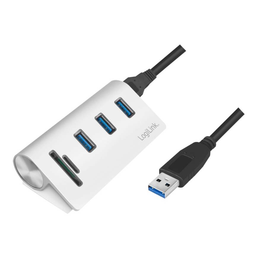 LogiLink CR0045 interfeisa centrmezgls USB 3